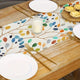 1pc, chemin de Table d'automne Style ferme automne chemin de Table en lin Restaurant extérieur maison fête Rave rassemblement décor nappe