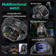 LIGE nouvelle montre intelligente militaire hommes Sports de plein air 3ATM étanche sang oxygène Bluetooth appel montres hommes Smartwatch pour Android
