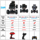ZWN 1:12 / 1:16 4WD voiture RC avec lumières Led 2.4G voitures télécommandées Radio Buggy camions de commande tout-terrain garçons jouets pour enfants