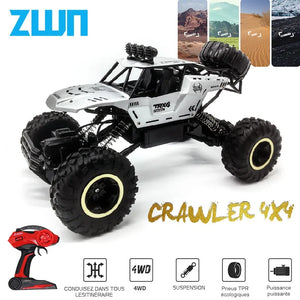 ZWN 1:12 / 1:16 4WD voiture RC avec lumières Led 2.4G voitures télécommandées Radio Buggy camions de commande tout-terrain garçons jouets pour enfants