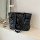 Sac à main fourre-tout à la mode pour femmes, sac de Shopping épais en coton de grande capacité, sac à main Portable à carreaux Jenny pour les voyages de loisirs