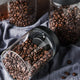 Pot de bonbons transparent pour la maison, stockage du thé, pot de grains de café, presse, pot en verre sous vide, garde au frais