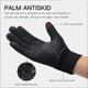 Automne hiver gants de cyclisme en plein air salle de sport Fitness sport course chaud écran tactile gants antidérapants gants de moto hommes noir