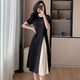 YZJNH-Robe Longue d'Été pour Femme, Édition Coréenne, Abonnés, Panneau Déformable, Design, T-shirt Grande Taille, 2024