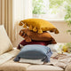 Housse de coussin décorative solide avec glands, taie d'oreiller avec Accent Boho, pour canapé, chambre à coucher, voiture, 1 pièce