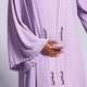 Ensemble 2 pièces Abaya ouvert pour femmes musulmanes, cardigan intérieur imbibé de dubaï, caftan, islam, arabe, robe kimono pour ramadan