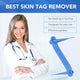 Soins de la peau bandes de caoutchouc dissolvant d'étiquettes de peau Kit d'élimination des étiquettes de peau soins du visage taupe verrues outil soins de la peau tampons de nettoyage adaptés 2-8mm