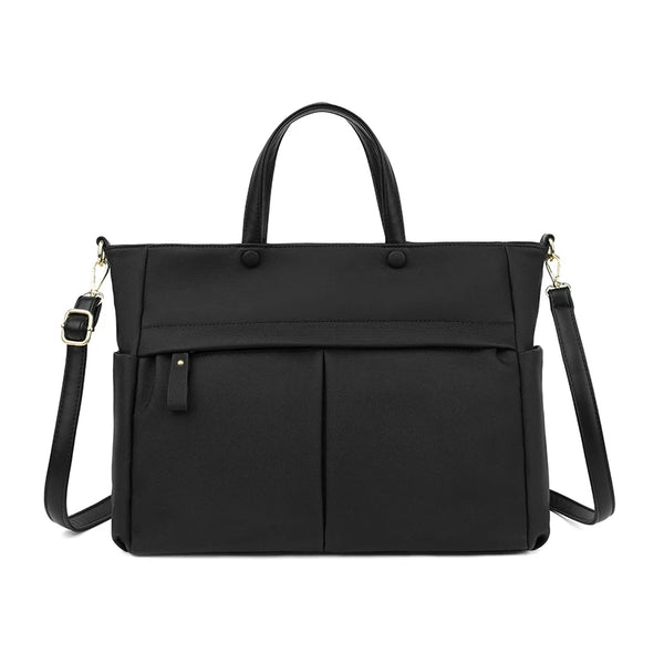 Sac à main pour ordinateur portable 14 pouces, pour les déplacements professionnels, matériaux de qualité supérieure, sac à main pour femme, sac à bandoulière, pour ranger des magazines et un carnet A4