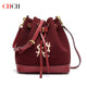 CHCH sac seau femme printemps nouveau tissu épissage conception sac à main Style vacances sac à bandoulière femme