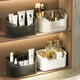 Organisateur de cosmétiques mat, salle de bains, chambre à coucher, rangement de bureau pour maquillage, rouge à lèvres, parfum, soins de la peau, boîte de rangement intégrée