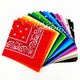 55 cm * 55 cm Sports de plein air Bandana écharpe masque facial équitation Camping cyclisme foulard Tube bracelet Paisley bandeau femmes hommes