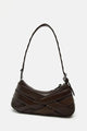Sac à main rétro en cuir PU pour femmes, fourre-tout initiés, sous les bras, vintage, poignée supérieure, petit sac sous-axillaire féminin