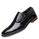 Chaussures d'affaires décontractées pour hommes, cuir microcarence, parka carrée à lacets, chaussures plates de bureau pour hommes, mode, fête de mariage, oxcatching s2024