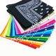 55 cm * 55 cm Sports de plein air Bandana écharpe masque facial équitation Camping cyclisme foulard Tube bracelet Paisley bandeau femmes hommes