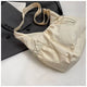 Sac à bandoulière en Nylon de Style coréen décontracté, sac à bandoulière léger plissé, fourre-tout de grande capacité, sac à cordon pour filles