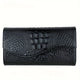 Pochette élégante pour femme, grande capacité, sac à bandoulière imprimé crocodile