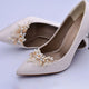 1 paire de pinces à chaussures en strass, boucles, fleur en cristal, breloques de chaussures, ornements, bottes de fête de mariage, décoration pour femmes et filles