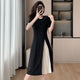 YZJNH-Robe Longue d'Été pour Femme, Édition Coréenne, Abonnés, Panneau Déformable, Design, T-shirt Grande Taille, 2024