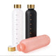 Bouteille de 1000ML avec marqueur de temps, motivation, réutilisable, Fitness, Sports de plein air, voyage, cyclisme, étanche, sans BPA, givrée