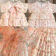 Robe d'été pour filles, nouvelle Version coréenne, robe florale élégante pour enfants, robe de princesse Super féerique pour petites filles, 2025