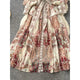 Robe imprimée artistique française Printemps 2026 pour femme, coupe ajustée avec ceinture, manches longues, pour femme d'affaires, vacances, romantique, coupe trapèze, robe de soirée