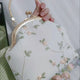 Vintage broderie dentelle fleurs coquille serrure sacs à main pour femmes sac de mariage petite chaîne femmes épaule sac à bandoulière sacs à franges