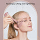 Rouleau de massage pour le visage et le cou, planche de Guasha, résine, cristal non rose, diversifier, beauté, massage à double extrémité, outils de soins de la peau