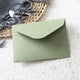 20 pcs/lot 16x12 cm enveloppe pour Invitations cartes postales boîte-cadeau Message 300g papier vert mariage affaires sac de rangement fournitures