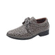 Chaussures en cuir pour garçons, pour fête, spectacles de mariage, défilés, Cool, à lacets, classiques, à la mode, mocassins, robe pour enfants, PU, 2023