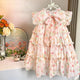 Robe d'été pour filles, nouvelle Version coréenne, robe florale élégante pour enfants, robe de princesse Super féerique pour petites filles, 2025