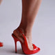 Sandales pour femmes 2025 chaussures d'été talons hauts Hey Si Mey tendances noir rouge dame pompes fête Slingback chaussure de danse femme grande taille
