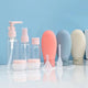 Ensemble de conteneurs de toilette de voyage, revitalisant, Lotion, Mini bouteilles de soins de la peau rechargeables pour avion et bagage à main, 11 pièces