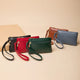 Porte-monnaie à Double fermeture éclair pour femmes, portefeuille de grande capacité, multi-poches, porte-carte de crédit, porte-carte d'identité, Mini sac à main de rangement