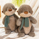 Écharpe de Simulation d'animaux de loutre, 26/40cm, poupées douces, oreiller, jouets, décoration de bureau, de maison, cadeaux d'anniversaire et de noël amusants pour bébé, nouvelle collection