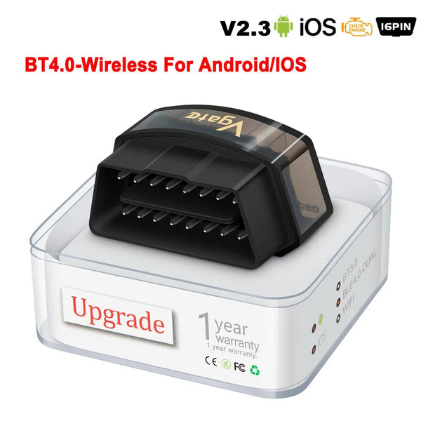 Vgate iCar Pro ELM327 V2.3 Bluetooth 4.0 WIFI pour IOS/Android OBD lecteur de Code de Scanner automatique OBD2 outil de Diagnostic de voiture ELM 327 V1 5