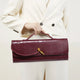 Sac à main de luxe en relief peau de serpent pour femmes, sac à bandoulière de styliste à poignée supérieure, sac à main de soirée en cuir PU, pochette à bandoulière