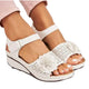 Femmes sandales d'été chaussures légères antidérapantes pour femmes Sexy respirant sans lacet classiques chaussures compensées femmes sandales femme