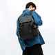Sac à dos en cuir solide de luxe pour hommes, sac d'école de grande capacité pour hommes, sac à dos pour ordinateur portable de voyage d'affaires, nouvelle mode