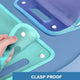 Dossiers de fichiers de poche portables, format lettre A4, document macaron, accordéon, évaluation des irritations, chambre, bureau, rangement à domicile, 13