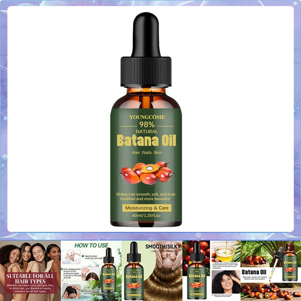Huile de Batana naturelle pour la croissance des cheveux, huile de Batana Pure, renforce la brillance des cheveux pour femmes, prévient la perte de cheveux, élimine les pointes fourchues, 1/3 pièces