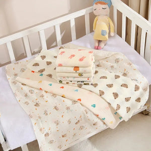 Couverture de réception pour bébé, en mousseline de coton, pour nouveau-né, literie, serviette de bain pour bébé, articles pour mère et enfant