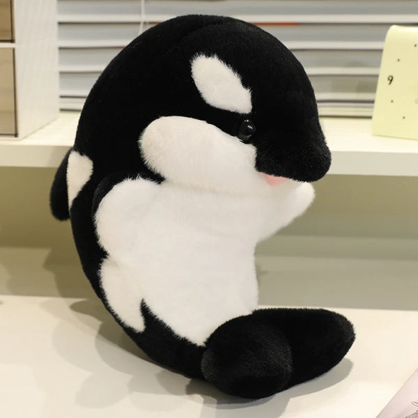 Jouets en peluche baleine tueur mignonne 35/50CM, jouets animaux d'océan en peluche douce, oreiller pour cadeaux d'anniversaire et de noël