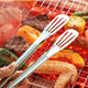 Pinces alimentaires en acier inoxydable 304, ustensiles de cuisine, résistant à la chaleur, pince à pâtisserie pour salade BBQ, outils de cuisine pour Desserts Buffet Barbecue
