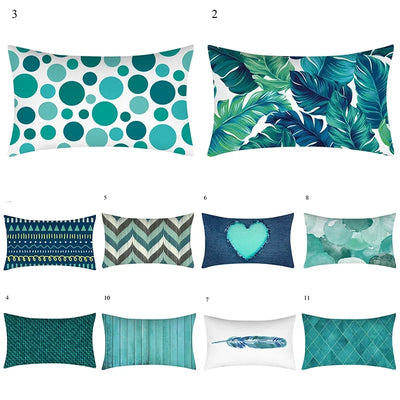 Juste de coussin de plantes tropicales, taie d'oreiller décorative, décoration d'intérieur