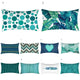 Juste de coussin de plantes tropicales, taie d'oreiller décorative, décoration d'intérieur
