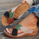 Femme sandales chaussures été élégant dames chaussures diapositives femmes sandales chaussures compensées femme fête pantoufle chaussures femme