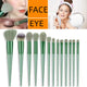 Ensemble de pinceaux de maquillage, 13 pièces, éponge de maquillage cosmétique, boîte de nettoyage, outil de beauté, fard à paupières, Blush, pinceaux professionnels