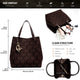 Sac à main de grande capacité pour femmes, design lettre, petit sac à cartes, accessoires de mode, nouveau document solide, E27