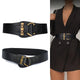 Ceinture Corset artificiel astique Noire pour Femme, Cummerbunds Commandés, Grande Robe, Haute Qualité, Luxe, Environnement, Designer