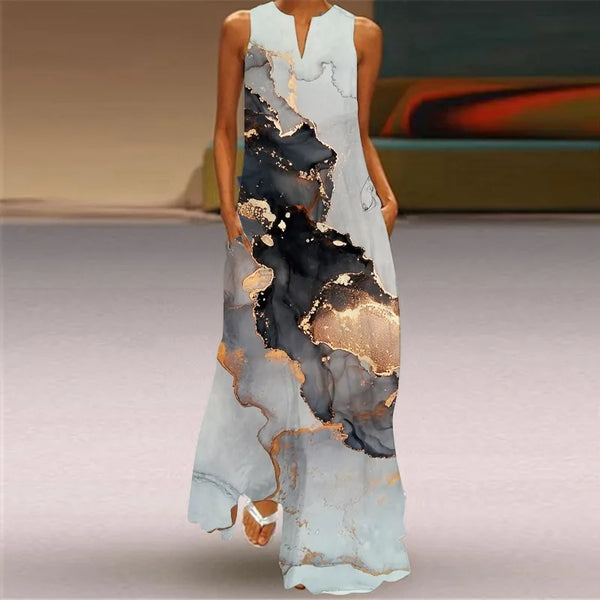 Robes longues d'été plumes femmes Robe élégante fête sans manches décontracté Vintage y2k robes Para Mujer S-5XL